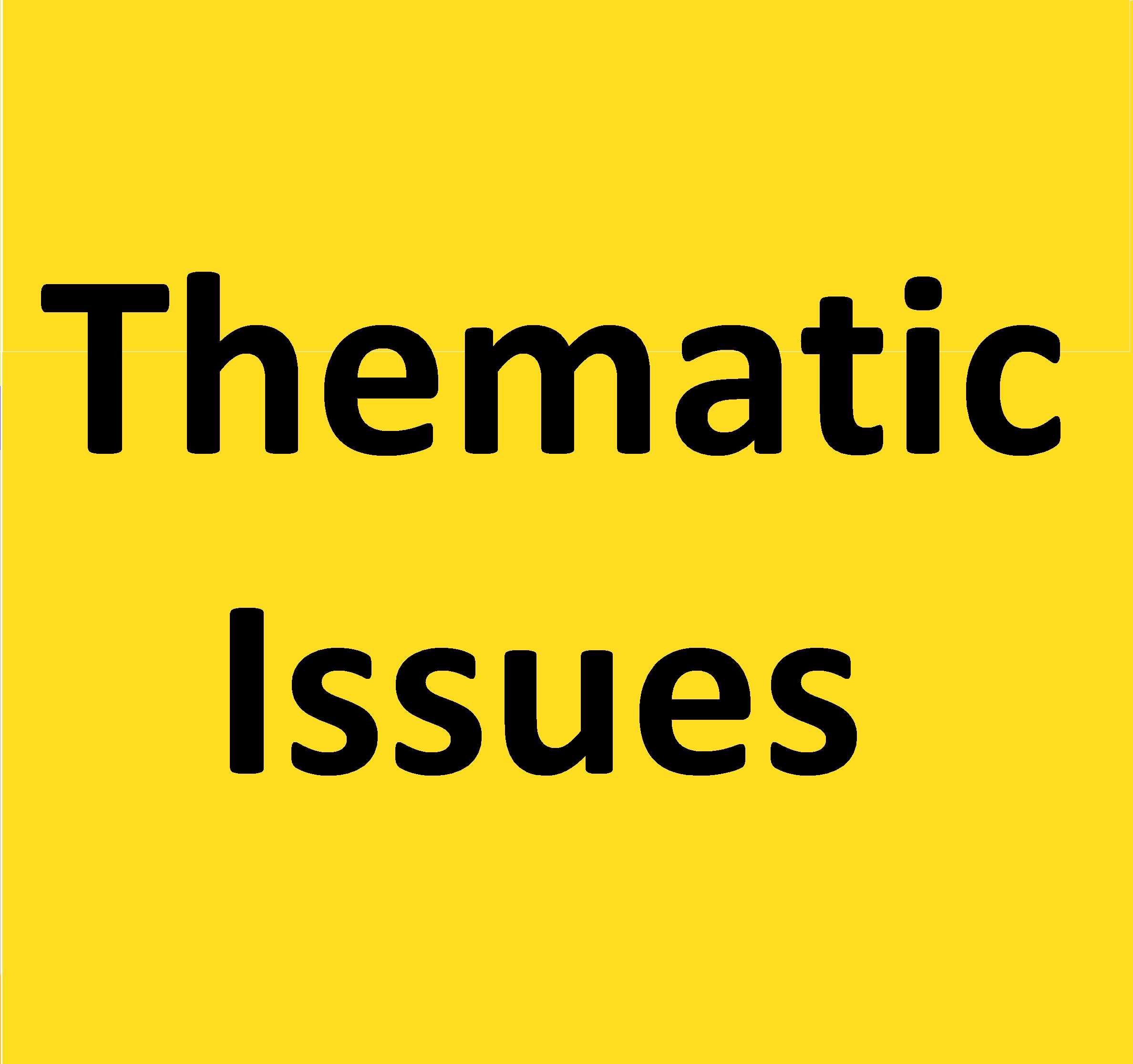 Thematic Issues